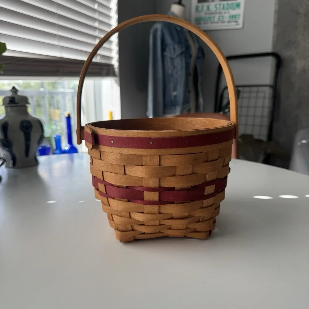 Longaberger Jingle Bell Christmas Basket 1994